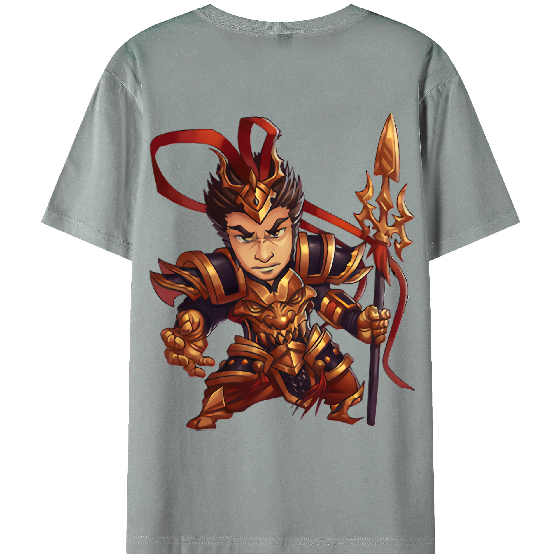 （画像用） リーグ・オブ・レジェンド League of Legends LOL 綿100％ メンズ半袖Tシャツ（バックプリント） 通気性
